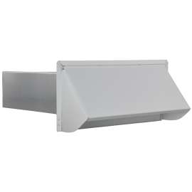 Imperial VT0253 Wall Exhaust Hood, Heavy-Duty, Aluminum, For: 3-1/4 x 10 in Ducts