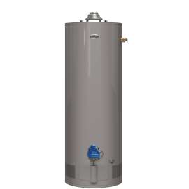 Richmond 9G40S-38F3 Water Heater, Natural Gas, 40 gal Tank, 38000 Btu BTU, 0.58 Energy Efficiency, Dark Warm Gray