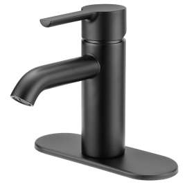 Boston Harbor FS6A0128BL Faucet, 1.2 (4.5) 60 gpm (L/MIN) psi, 1-Faucet Handle, 1, 3-Faucet Hole, Cooper, Matte