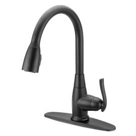 Boston Harbor FP4A0000BL Faucet, 1.8 (6.8) 60 gpm (L/MIN) psi, 1-Faucet Handle, 1, 3-Faucet Hole, Zinc, Matte