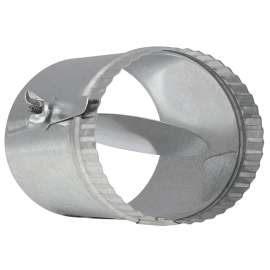 Imperial GV2281 Volume Damper with Sleeve, 4 in Dia, Galvanized