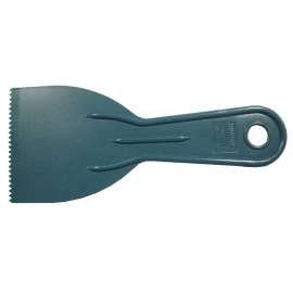 ALLWAY TOOLS DS30V Adhesive Spreader, Notched Blade, Plastic Blade, Plastic Handle, 3 in OAL