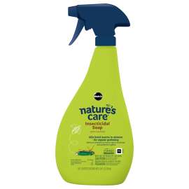 Miracle-Gro Nature's Care 0747210 Ready-to-Use Insecticidal Soap, Liquid, Spray Application, Indoor, Outdoor, 24 oz