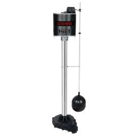 Red Lion 14942050 Pedestal Sump Pump, 1-Phase, 4 A, 115 V, 1/3 hp, 1-1/4 in Outlet, 3300 gph, 17 ft Max Head