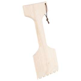 Omaha Wooden Grill Scraper, Wood Handle, 13-1/4 in L