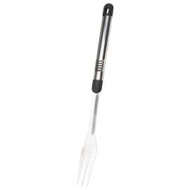 Omaha Premium BBQ Fork SS Handle, 1.9 mm Gauge, Stainless Steel Blade, Stainless Steel, Aluminum Handle