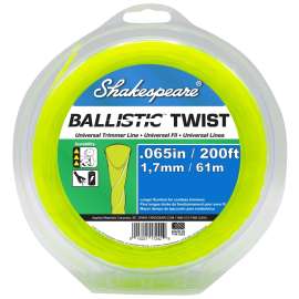 Shakespeare Ballistic 17242 Trimmer Twist Line, 0.065 in Dia, 200 ft L