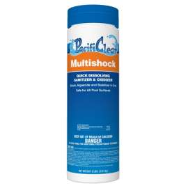 PacifiClear F135002024PC Multi-Shock Pool Chemical, 4 lb Bottle, Granular