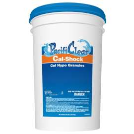 PacifiClear F022050050PC Cal-Shock Pool Chemical, 50 lb Pail, Granular