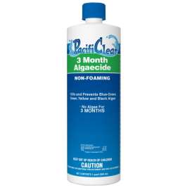 PacifiClear F050001012PC 3-Month Algaecide, 1 qt Bottle, Liquid