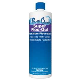 PacifiClear Super Floc Out F071001012PC Pool Chemical, 1 qt Bottle