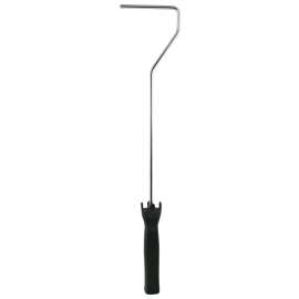 WOOSTER Mini-Koter R011-4 Roller Frame, 4 in L Roller, Plastic Handle, Threaded Handle, Blue Handle