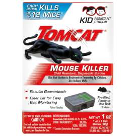 Tomcat 0371410 Mouse Bait Station, 4 oz Bait