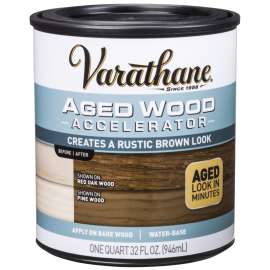 VARATHANE 331305 Aged Wood Accelerator, Liquid, 1 qt
