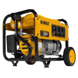 DeWALT DXGNR4000 Portable Generator, 30 A, 120 V, Gas, 3.4 gal Tank, 10 hr Run Time, Recoil Start, Yellow Housing