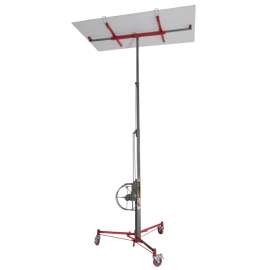 METALTECH I-BMDPL Drywall and Panel Hoist, 200 lb, Plastic/Steel, Gray/Red, 60-1/4 in L, 48-3/4 in W, 58-1/4 in H