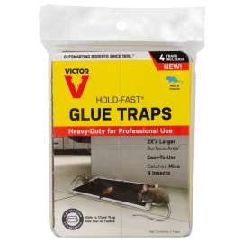 Victor Hold-Fast M668HDB Mouse Trap, 5.9 in L, 4.3 in W, Glue Locking