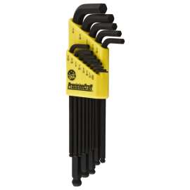 National Hardware V7000 Series N272-625 L-Wrench Set, 13-Piece, Steel, Black