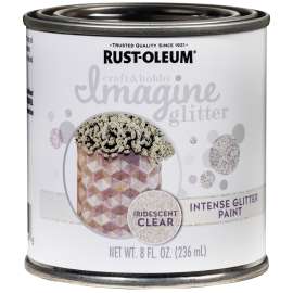 TESTORS Imagine Craft & Hobby 345700 Intense Paint, Clear, 8 oz, Can