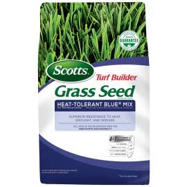 Scotts Turf Builder 18302 Heat-Tolerant Blue Mix Grass Seed, 7 lb Bag