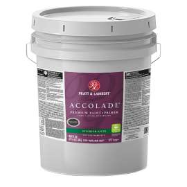 Pratt & Lambert Accolade Z4700 0000Z4781-20 Paint and Primer, Satin, Pastel Base, 5 gal