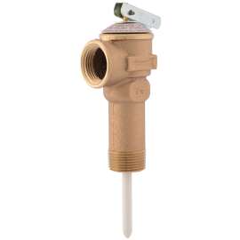 Reliance Worldwide NCLX Series 19783-0150 Temperature and Pressure Relief Valve, 3/4 in, MNPT x FNPT, Lever Actuator