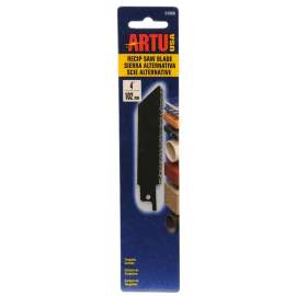 ARTU 01806 Reciprocating Saw Blade, 3/4 in W, 4 in L, 12 TPI, Tungsten Carbide Cutting Edge