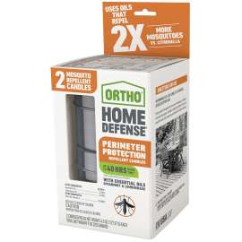 Ortho Home Defense 4381012 Candle, White, Citrus, 40 hr Burn Time, 4.5 oz Pack