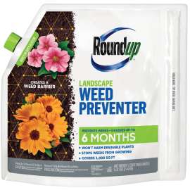 Roundup 4385106 Landscape Weed Preventer, Solid, Sprinkle Application, 5.4 lb Bag