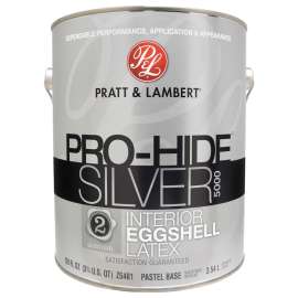 Pratt & Lambert Pro-Hide Silver 5000 Z5400 0000Z5481-16 Interior Paint, Eggshell, Pastel Base, 1 gal