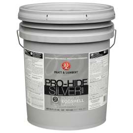 Pratt & Lambert Pro-Hide Silver 5000 Z5400 0000Z5481-20 Interior Paint, Eggshell, Pastel Base, 5 gal