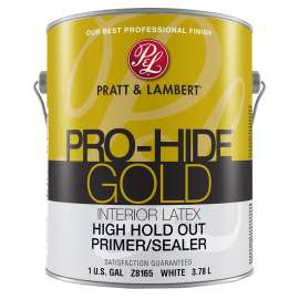 Pratt & Lambert Pro-Hide 0000Z8165-16 Gold Interior Primer Sealer, White, 1 gal