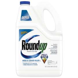 Roundup 5003810 Weed and Grass Killer III Refill, Liquid, Spray Application, 1.25 gal Bottle