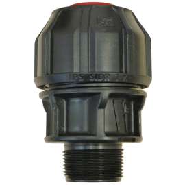 Homerite 358072 Pipe Adapter, 1 in, MPT, Polyethylene, 230 psi Pressure