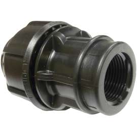 Homerite 358082 Pipe Adapter, 3/4 in, FPT, Polyethylene, 230 psi Pressure