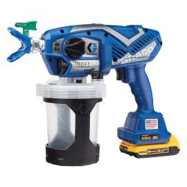GRACO Ultra Cordless 17M363 Handheld Airless Sprayer, 0.016 in Tip, 2000 psi, Triax Triple Piston Pump