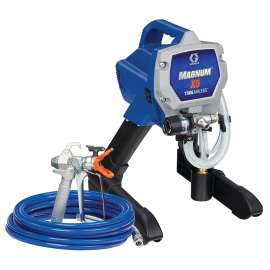 Magnum X5 Series 262800 Electric TrueAirless Sprayer, 0.5 hp, 75 ft L Hose, 0.009, 0.011, 0.013, 0.015 in Tip