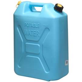 Scepter 04933 Water Container, 5 gal Capacity, Polyethylene, Light Blue, 13.3 in L, 7.3 in W, 18.3 in H