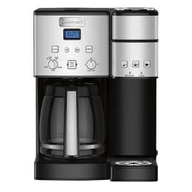 Cuisinart Coffee Center Series SS-15P1 Coffee Maker and Single Serve Brewer, 12 Cup Capacity, Black, Automatic Control