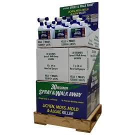 30 SECONDS Spray & Walk Away 64SAWA QPDU Cleaner, 64 oz, Liquid, Slight Sweet, Green