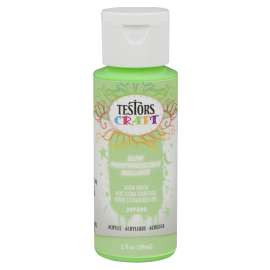 TESTORS 297500 Craft Paint, Alien Green, 2 oz, Bottle