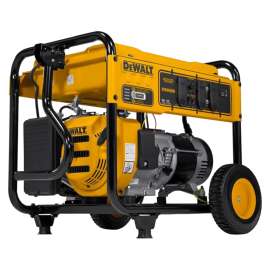 DeWALT DXGNR6500 Portable Generator, 20 A, 120 V, Gas, 7.5 gal Tank, 10 hr Run Time
