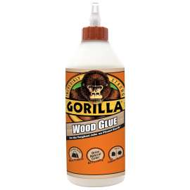 Gorilla 6206001 Wood Glue, Light Tan/Milky, 36 oz Tube