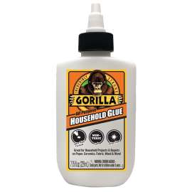 Gorilla 100614 Glue, White, 8 oz