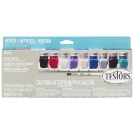 TESTORS 281236 Craft Paint Set, 0.25 oz