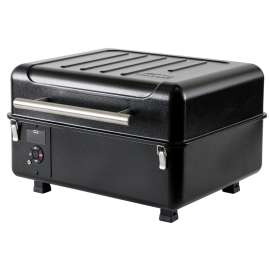 Traeger Portable TFT18KLD Ranger Pellet Grill, 36000 Btu, 184 sq-in Primary Cooking Surface, Steel Body, Black