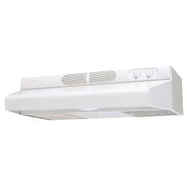 Air King ESDQ Series ESDQ1303 Deluxe Quiet Range Hood, 150 to 270 cfm, 3 Fan, Duct/Ductless Vent, 30 in W, 19-1/2 in D