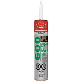 LePage 1654127 Block Adhesive, Beige, 295 mL Cartridge