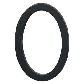HY-KO FM-6 Architectural Series FM-6/0 House Number, Character: 0, 6 in H Character, Black Character