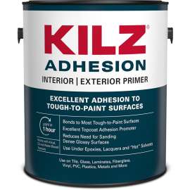 Kilz L211111 Sealer and Primer, White, 1 gal